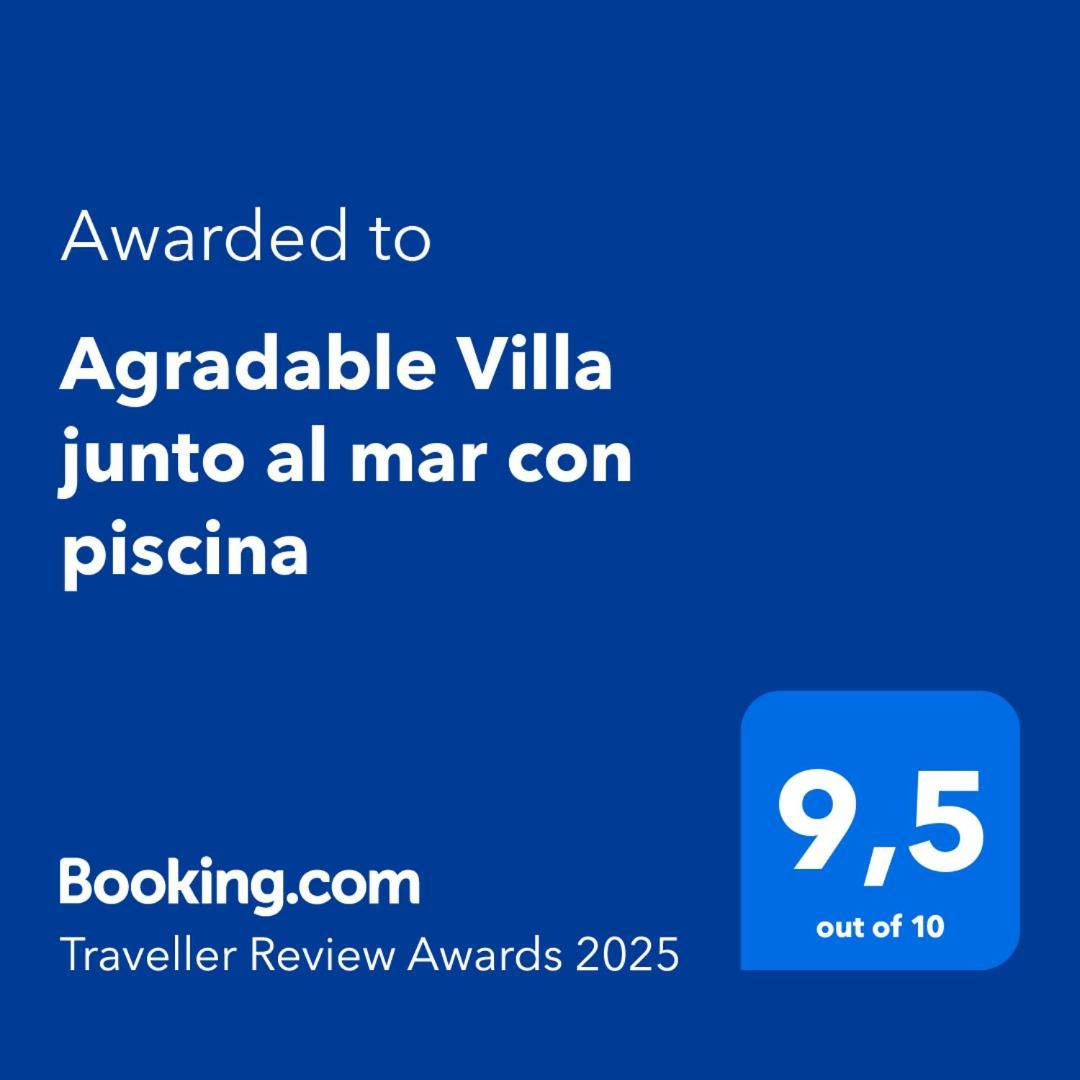 Agradable Villa Junto Al Mar Con Piscina Сагунт Екстериор снимка